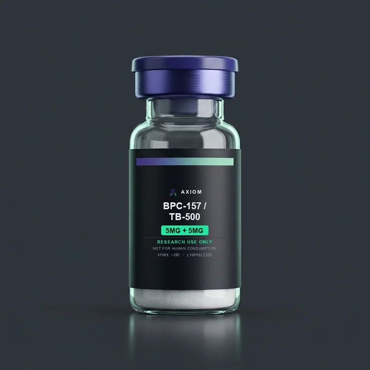 BPC-157 / TB-500 5mg + 5mg vial, research use only