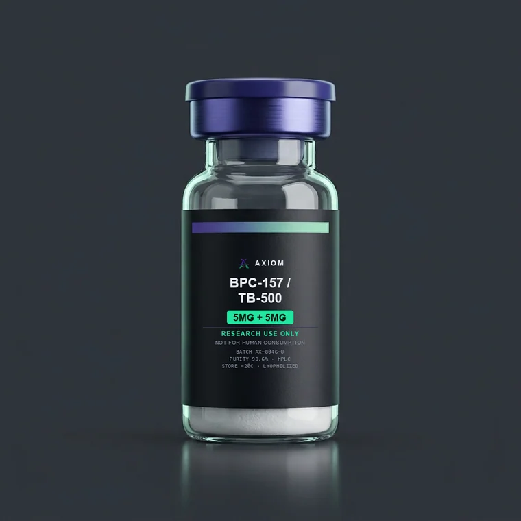 BPC-157 / TB-500 5mg + 5mg vial, research use only